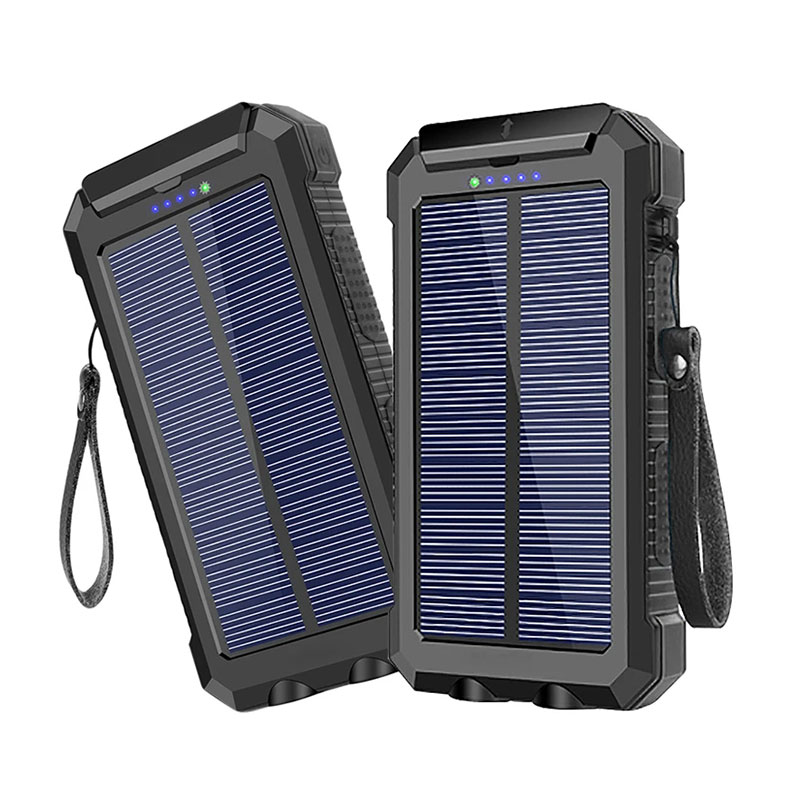 Mini Solar Power Bank raktų pakabukas 30000mAh