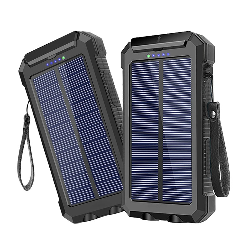 „Solar Power Bank“ greitas mobiliojo telefono įkrovimas